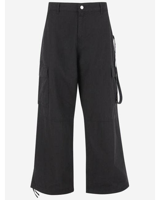 44 Label Group Blue Cargo Pants for men