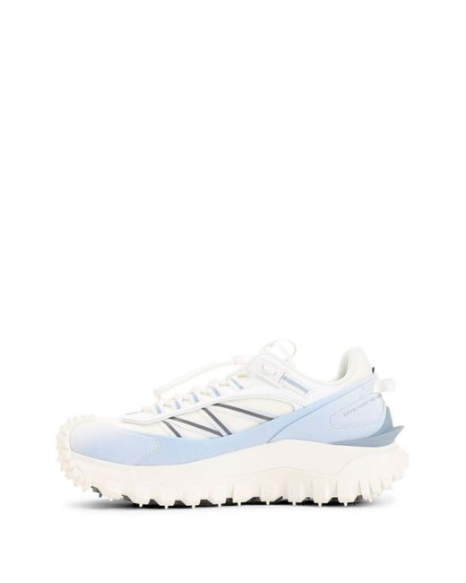 Moncler White Drawstring Sneakers for men