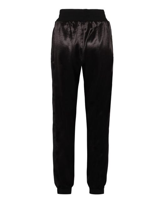 DSquared² Black Polyester Solid Activewear