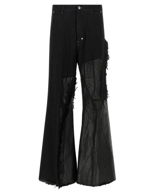 Rick Owens Black Joris Trousers for men