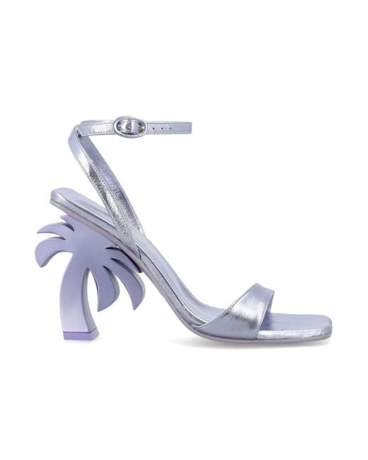 Palm Angels White Solid Heels