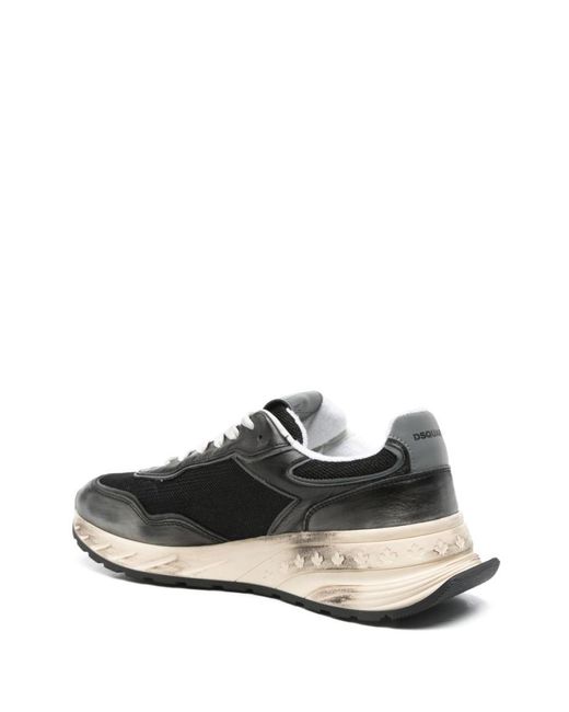 DSquared² Black Low-Top Sneakers for men
