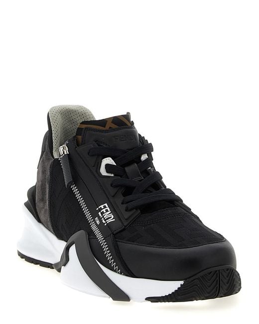 Fendi Black Flow Sneakers for men