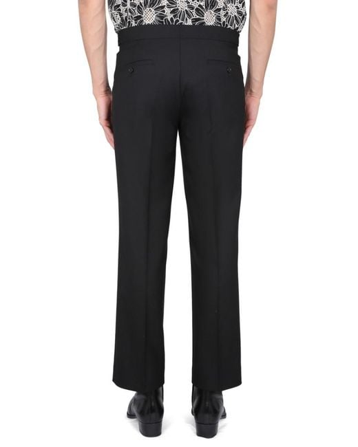 sunflower Black Straight Pleated Pant for men