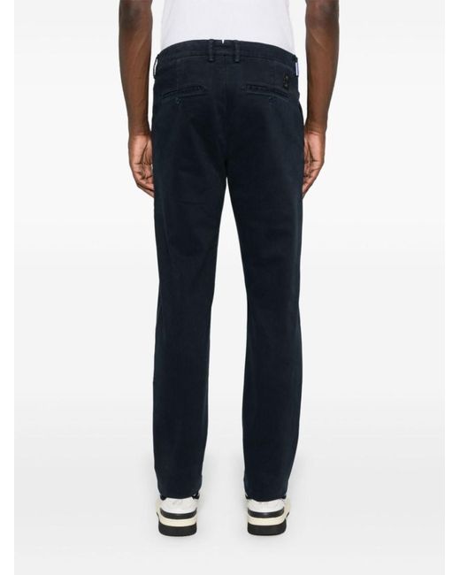 Jacob Cohen Blue Low Rise Slim Fit Pants for men