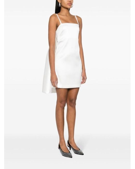 P.A.R.O.S.H. White Papavero Mini Dress
