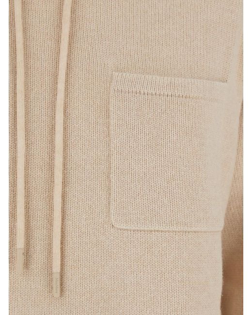 Max Mara Natural Solid Hood Sweatshirt