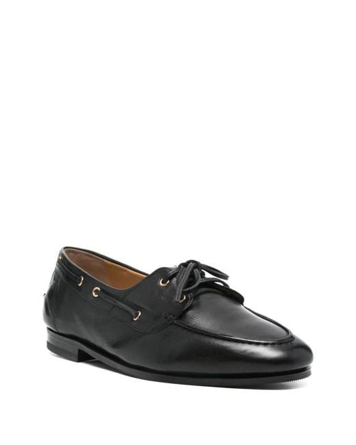 Bally Black Flat Shoes for men