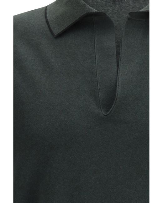 Tom Ford Green Solid Polo for men