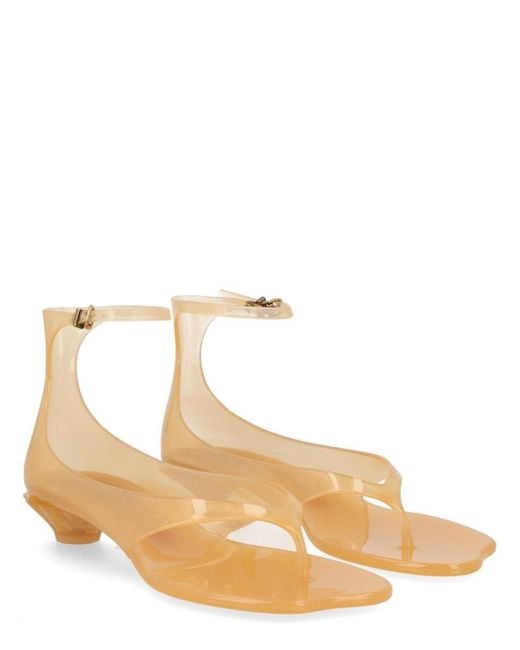 Chloé Natural Solid Jelly Sandals