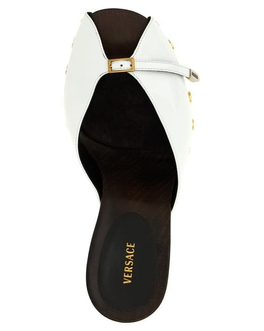 Versace Multicolor Slip On Heels