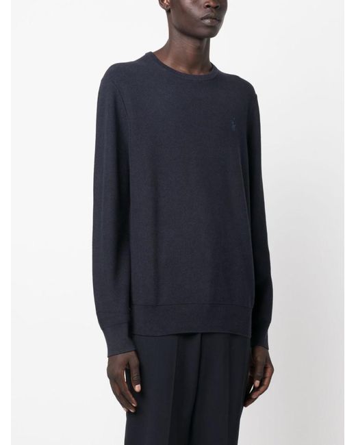 Polo Ralph Lauren Blue Classic Knit Sweater For for men