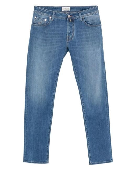 Jacob Cohen Blue Slim Fit Denim Jeans for men