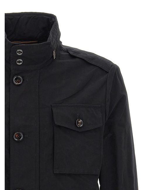 Moorer Black Baraldi-S1 Jacket for men