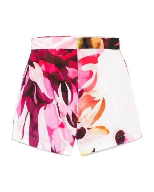 Amotea Pink Printed Shorts