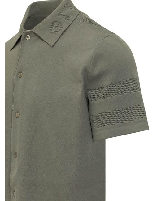 Givenchy Green Regular Solid Shirt for men