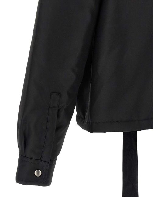 Rick Owens Black 'Concealed Zipfront' Jacket for men
