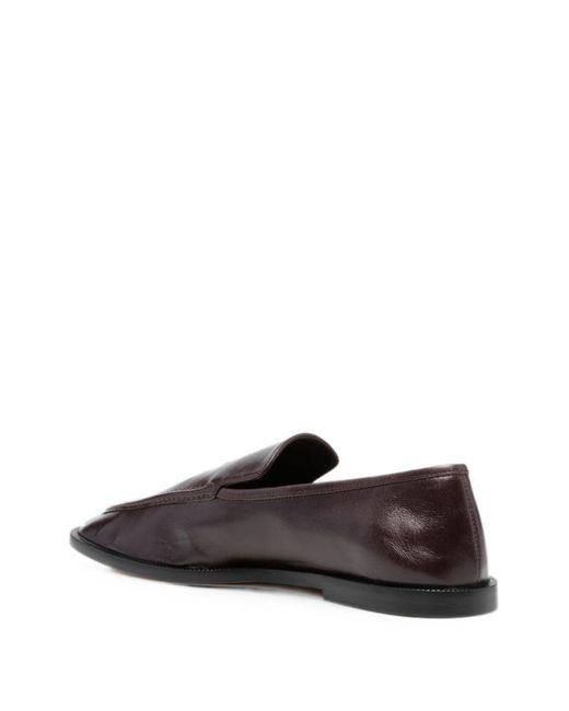 Alysi White Solid Loafers