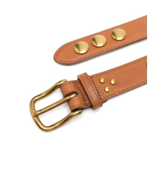 Jérôme Dreyfuss Brown Stud Belt