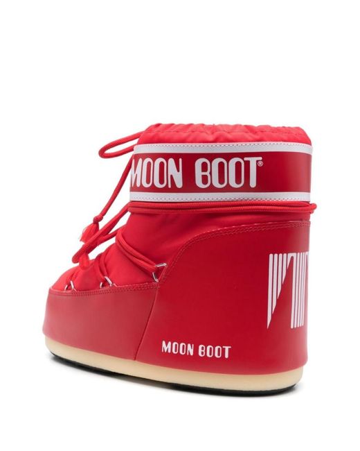 Moon Boot Red Icon Low Snow Boots