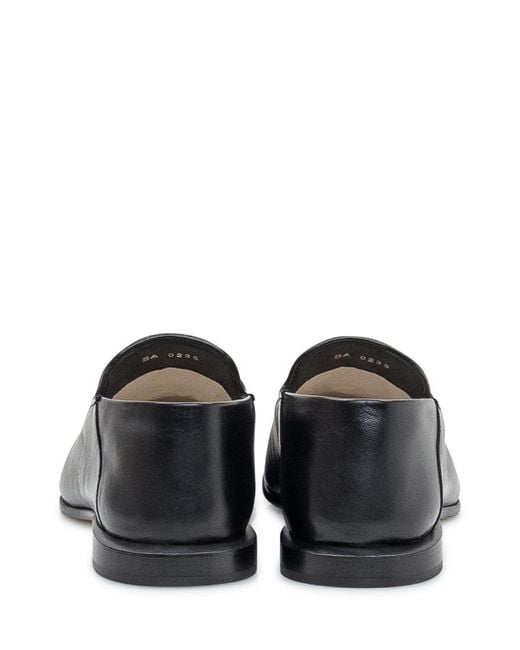 Givenchy White Logo Label Loafers