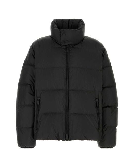 DSquared² Black Regular Quilted Jacket for men