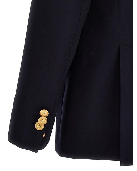 DSquared² Blue Solid Blazer for men