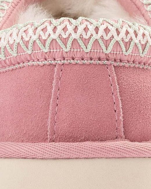 Ugg Pink Solid Slippers