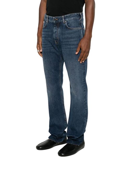 Givenchy Blue Solid Regular Jeans for men