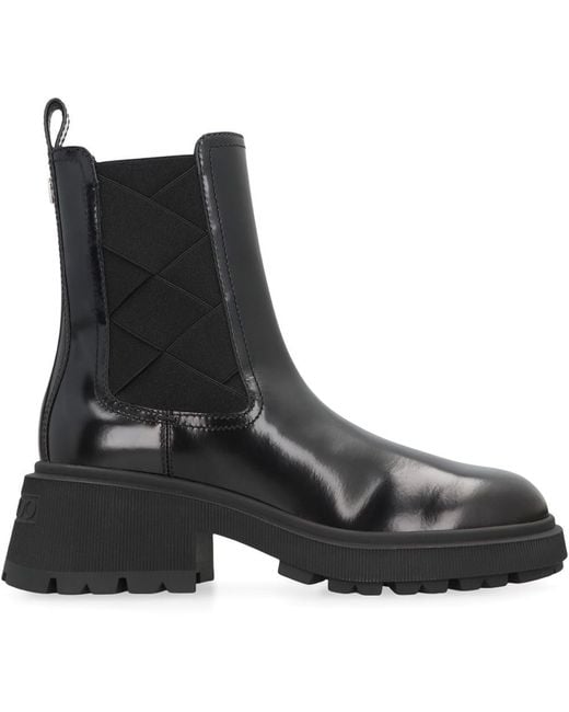 Jimmy Choo Black Solid Louri Boots