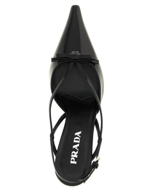 Prada Black Logo Pumps