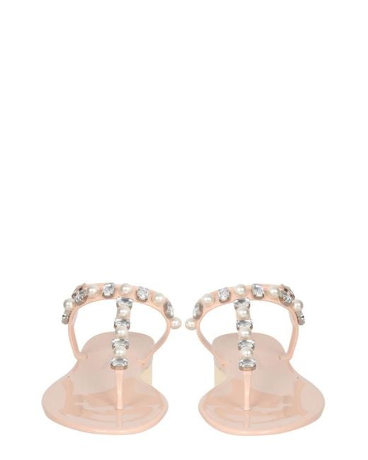 Stuart Weitzman Natural Open Toe Sandals