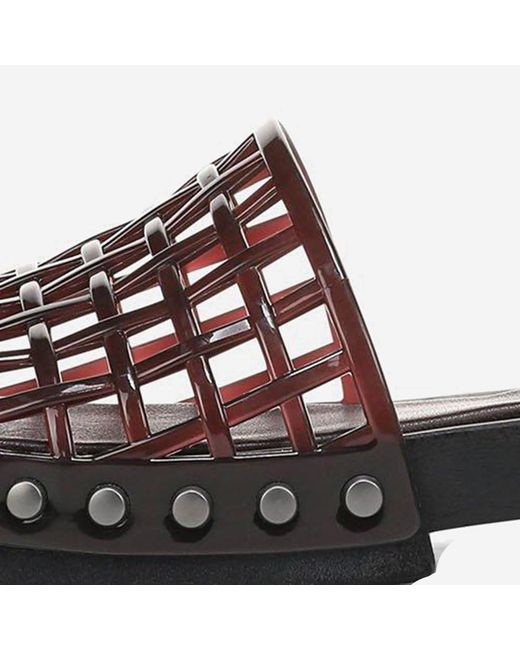 Vince Brown Jelly Sandals