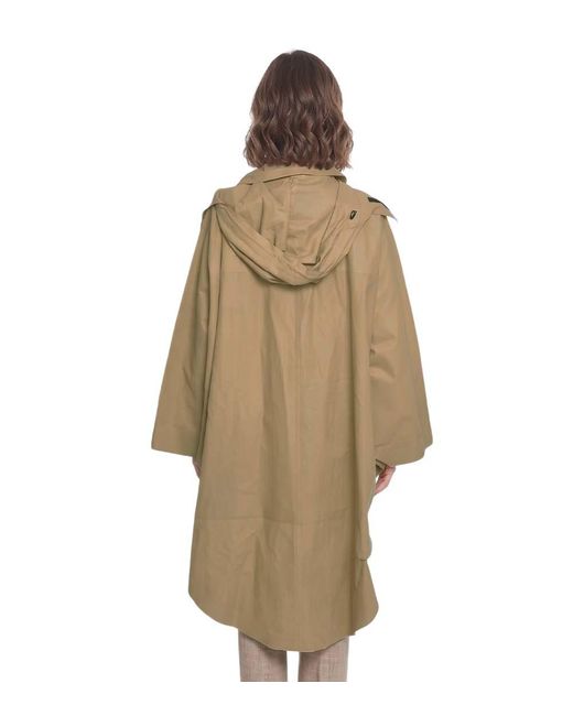Bottega Veneta Brown Solid Hood Jacket