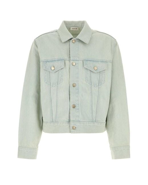 Fear Of God Green Solid Jacket for men