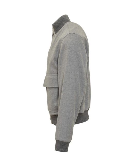 Boss Gray Solid Jacket for men
