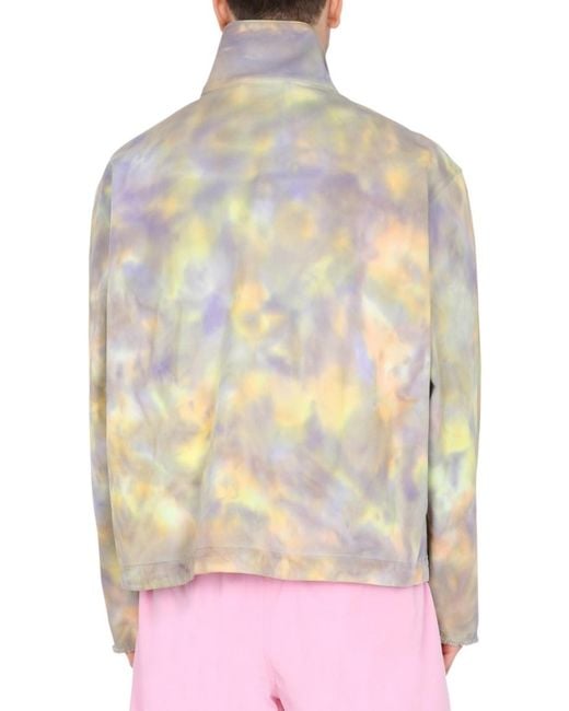 MSGM White Printed Regular Jacket for men