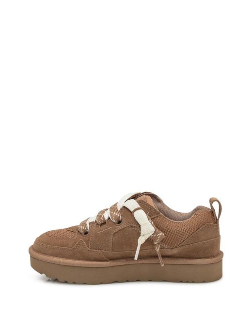 Ugg Brown Lace-Up Sneakers