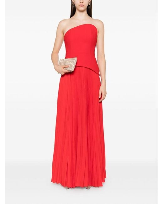 Solace London Red Britt Maxi Dress