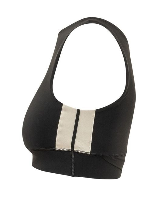 Palm Angels Black Solid Boat Neck Top