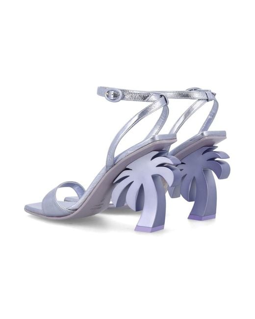 Palm Angels White Solid Heels