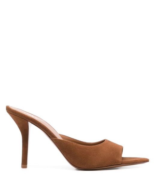 Gia Borghini Brown Slip On Heels
