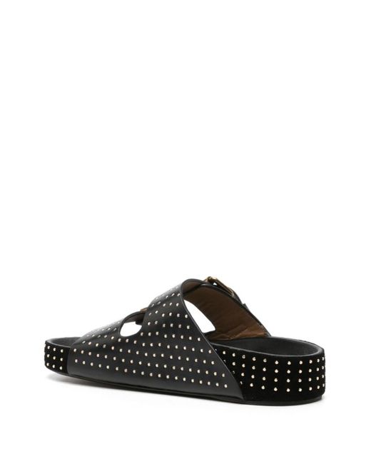 Isabel Marant Black Lennyo Sandals