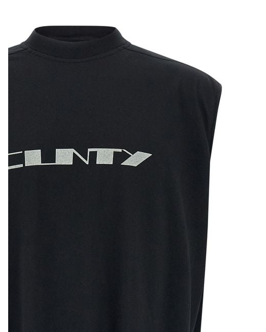 Rick Owens Black 'Trap T' Top for men