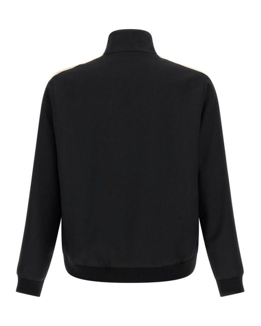 Valentino Black Solid Turtle Neck Sweatshirt for men