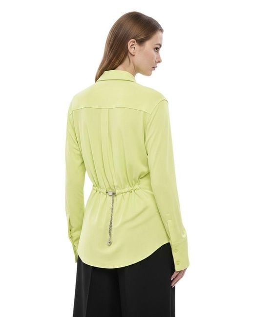 McQueen Yellow Slim Solid Shirt