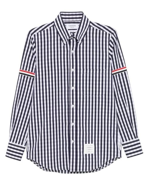 Thom Browne Blue Stripes Shirts for men