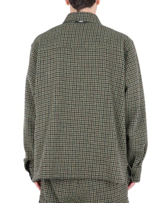 MSGM Green Oversized Shirt for men