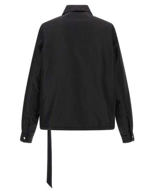 Rick Owens Black 'Concealed Zipfront' Jacket for men