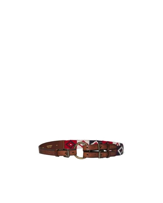DSquared² White Double Solid Belt